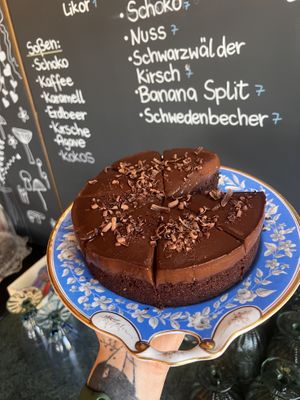Schokokuchen  at Café Lottchen in Dahlen