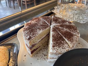 Weißwälder Kirsch Torte  at Café Lottchen in Dahlen