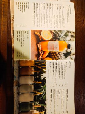 Menu at Backyard Coffee in Phnom Penh