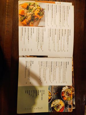 Menu at Backyard Coffee in Phnom Penh