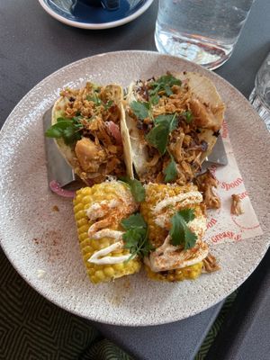 Pulled jackfruit tacos    at Greasy Spoon - Södermannagatan in Stockholm