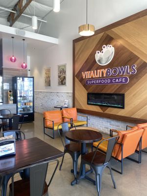Upon Arrival - Super Cute Hang Out Spot (They Have Wi-Fi)  at Vitality Bowls in Modesto