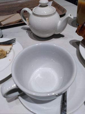 Decaf tea and oat milk (August 2023) at Costa Coffee - Parliament St in York