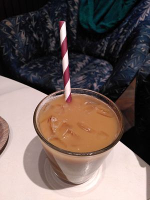 Iced latte with soya milk (August 2023) at Costa Coffee - Parliament St in York