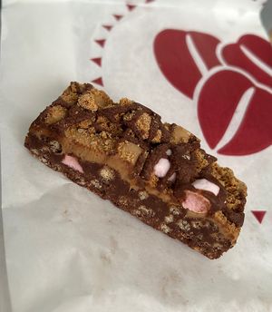 BOSH! Vegan caramelised biscuit rocky road  at Costa Coffee - Parliament St in York