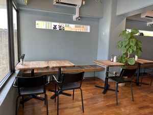   at Blue Point Falafel & Coffee in Yomitan