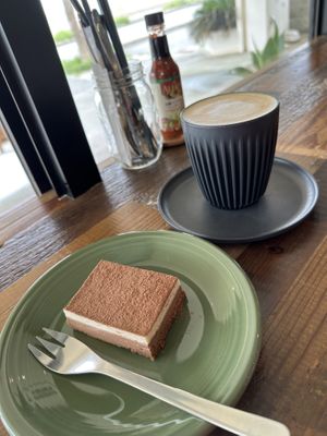   at Blue Point Falafel & Coffee in Yomitan