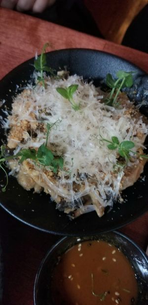 Beech, cauliflower cheese nori butter herbed bread crumbs at Third Kingdom in New York City
