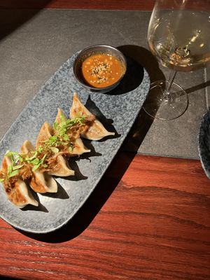 Lions mane dumplings  at Third Kingdom in New York City