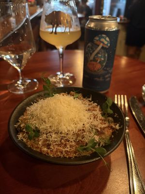 Beech: mac and cheese without mac  at Third Kingdom in New York City