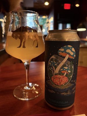 Their mushroom beer: must try  at Third Kingdom in New York City