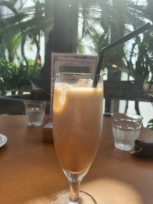 Soy Iced Latte at W Holistic Cafe in Osaka