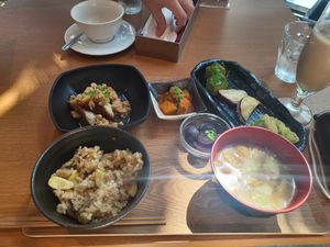 Japanese Set Menu at W Holistic Cafe in Osaka