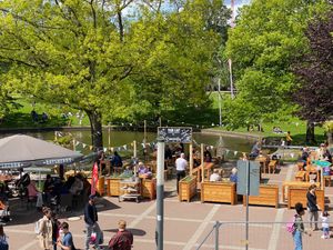  at Park Café Planten un Blomen in Hamburg