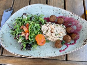 Falafel   at Park Café Planten un Blomen in Hamburg