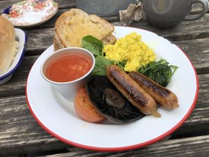 The Vegan Breakfast yum yummy yum yum at Brown & Green Life in South East London