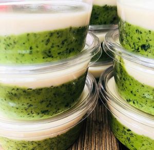 Moringa pesto - one of our best selling grocery items at the Upcountry Farmers Market at Niu Life Kitchen in Wailuku