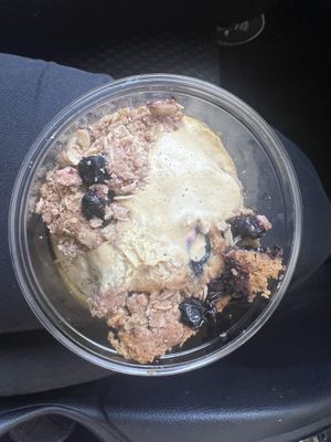 Blueberry Crumb Hapacake  at Niu Life Kitchen in Wailuku