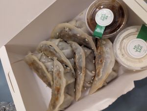 Dumplings #Veganuary at Dobro Top Vegan   in Dubai