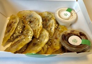 Vegetable gyoza  at Dobro Top Vegan   in Dubai