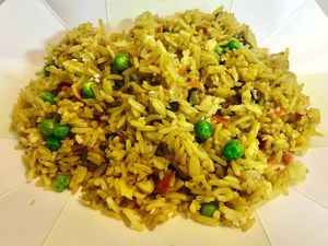 Vegetable fried rice  at Dobro Top Vegan   in Dubai