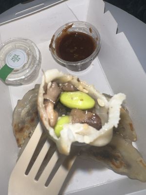 Gyoza inside   at Dobro Top Vegan   in Dubai