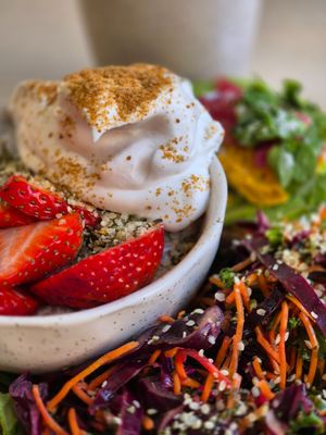 Vegan blogger at Baryl in Copenhagen