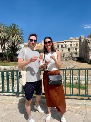 Refreshing granita! at Vegan Food Tour Ortigia in Siracusa