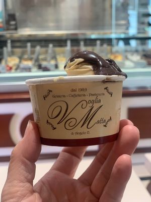 Dark chocolate or triple nut? How about both?! at Vegan Food Tour Ortigia in Siracusa