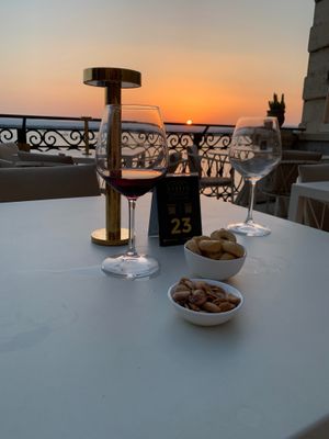 Vegan Happy Hour tour - No wine-ing when this is the view! 🤩 at Vegan Food Tour Ortigia in Siracusa
