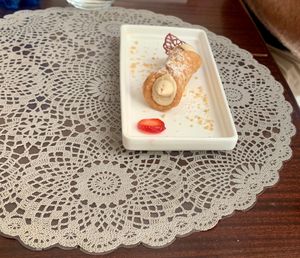 Vegan cannolo - April 2024 at Vegan Food Tour Ortigia in Siracusa