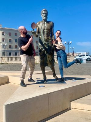     Being creative with Archimedes! - April 2024 at Vegan Food Tour Ortigia in Siracusa