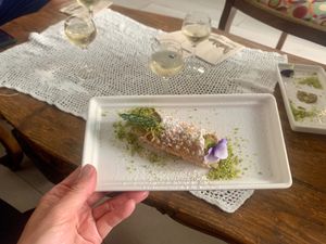 Vegan cannolo - May 2024 at Vegan Food Tour Ortigia in Siracusa