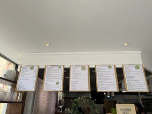 Menu in Swedish    at Graffiti Café in Ystad