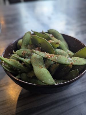 Spicy Edamame at Tiger + Lily in Columbus