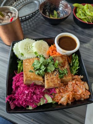 Teriyaki tofu at Tiger + Lily in Columbus