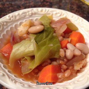 cabbage and white bean soup at Donnie's Homespun in Springfield
