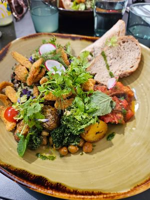 Brunch platter at Ravintola Lohtu in Helsinki