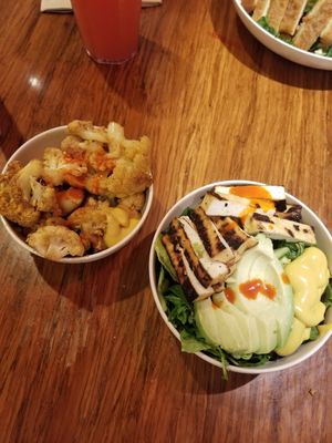 Tofu, cauliflower, avocado at Veggie Grill by Next Level - University Village in Seattle