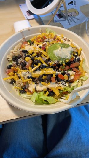 9 layer bowl or something  at Veggie Grill by Next Level - University Village in Seattle