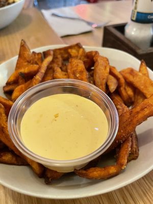 Sweet potato fries   at Veggie Grill by Next Level - University Village in Seattle