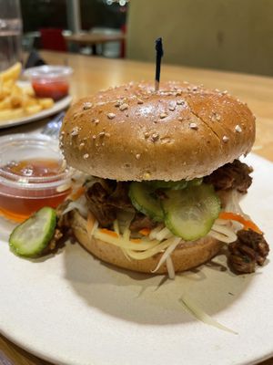 Ban mhi sandwich   at Veggie Grill by Next Level - University Village in Seattle