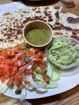 Steak quesadilla mas nom nom  at Veggie Grill by Next Level - University Village in Seattle