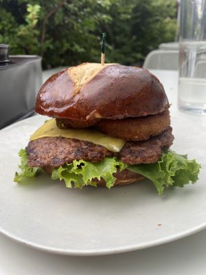 Bbq Burger i thinkk  at Veggie Grill by Next Level - University Village in Seattle
