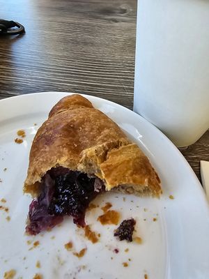 Elderberry croissant at Cool River in Buena Vista