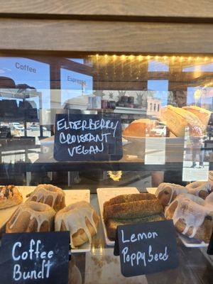 Pastry yum. Check out vegan items on their menu online. at Cool River in Buena Vista