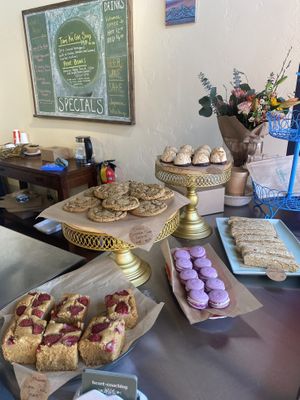 The Asian Palate Market, Thursdays 10-2 until June when it switches to Fridays! All baked goods vegan and often 1-3 food specials are vegan.   at Heart Baker - Cloud Kitchen in Buena Vista