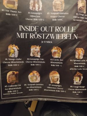 Speisekarte at Yammi - Sushi & Mehr in Muehldorf