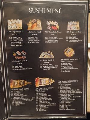 Speisekarte at Yammi - Sushi & Mehr in Muehldorf