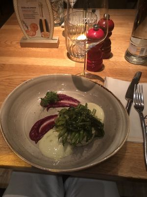 Pearl barley risotto  at Genusstresor in Braunschweig